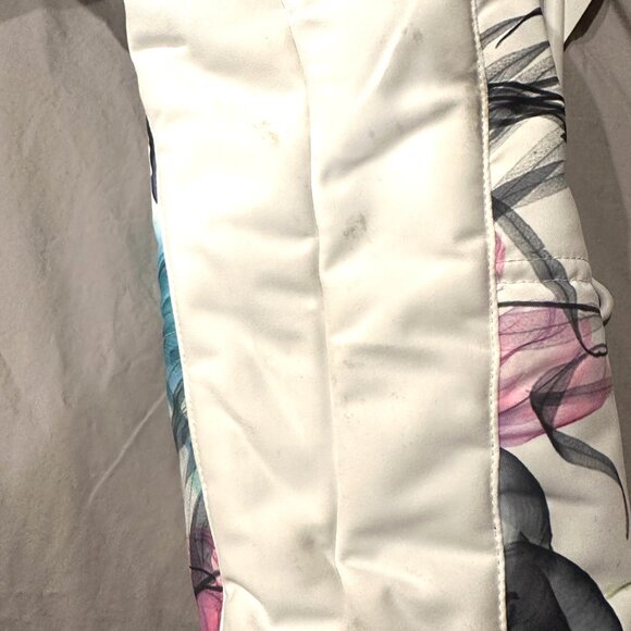 OBERMEYER FLORAL SKI JACKET SIZE 10 - Picture 9 of 10